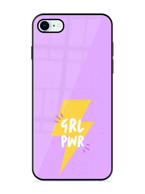 Girl Power Spark Glossy Soft Edge Case for Apple Iphone 8 Chachhi