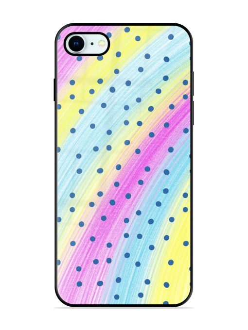 Polka Dot Paradise Glossy Soft Edge Case for Apple Iphone 8 Chachhi