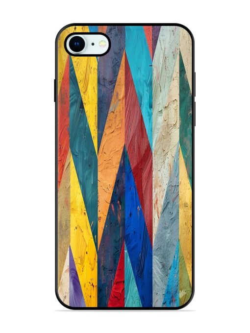 Abstract Tapestry Glossy Soft Edge Case for Apple Iphone 8 Chachhi