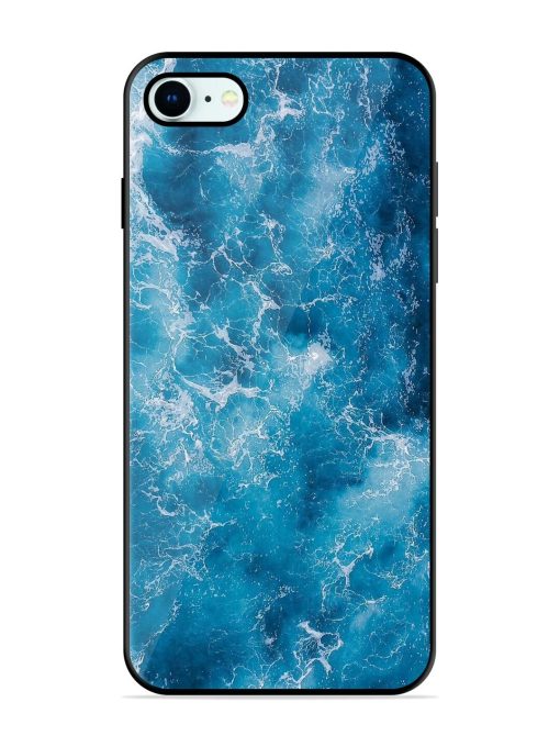 Oceanic Abyss Glossy Soft Edge Case for Apple Iphone 8 Chachhi