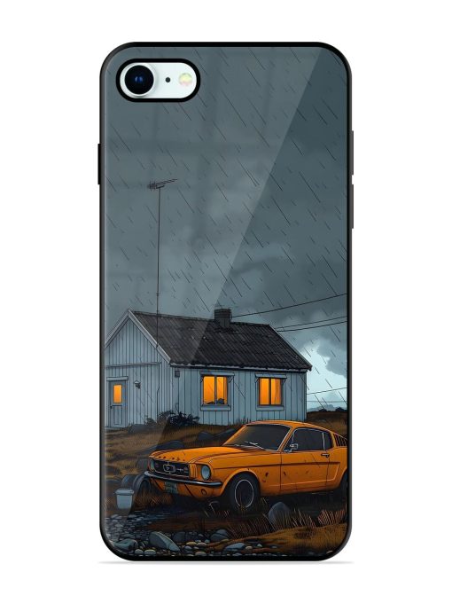 Rainy Day Retreat Glossy Soft Edge Case for Apple Iphone 8 Chachhi