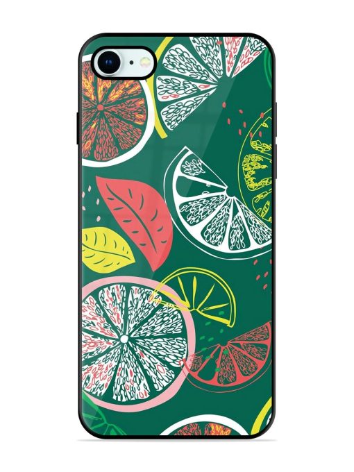 Citrus Symphony Glossy Soft Edge Case for Apple Iphone 8 Chachhi