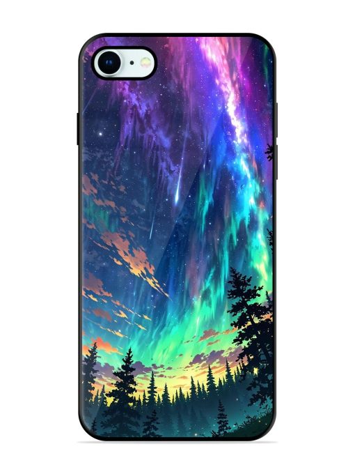 Cosmic Canvas Glossy Soft Edge Case for Apple Iphone 8