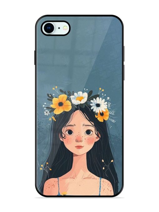 Gurl Art Glossy Soft Edge Case for Apple Iphone 8 Chachhi