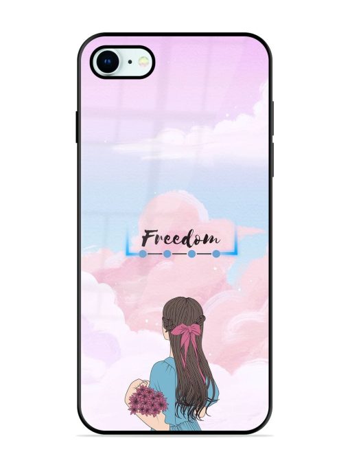 Skyward Dreams Glossy Soft Edge Case for Apple Iphone 8 Chachhi