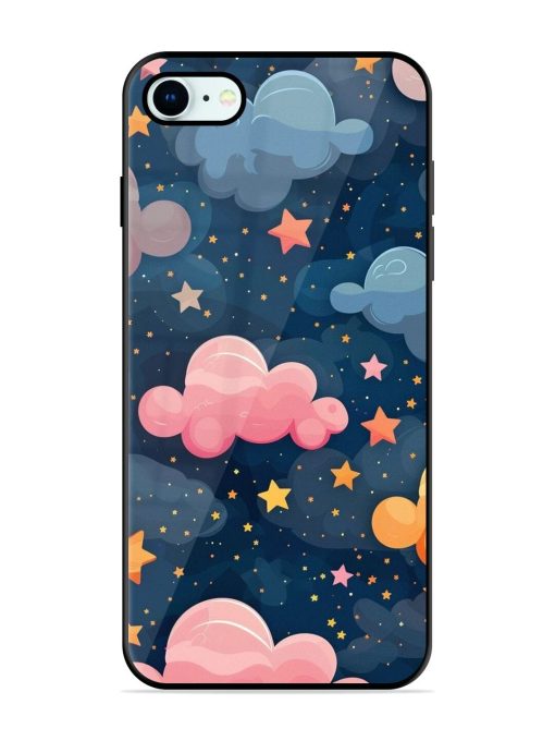 Twinkling Dreams Glossy Soft Edge Case for Apple Iphone 8 Chachhi