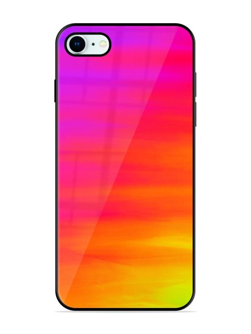 Neon Horizon Glossy Soft Edge Case for Apple Iphone 8 Chachhi