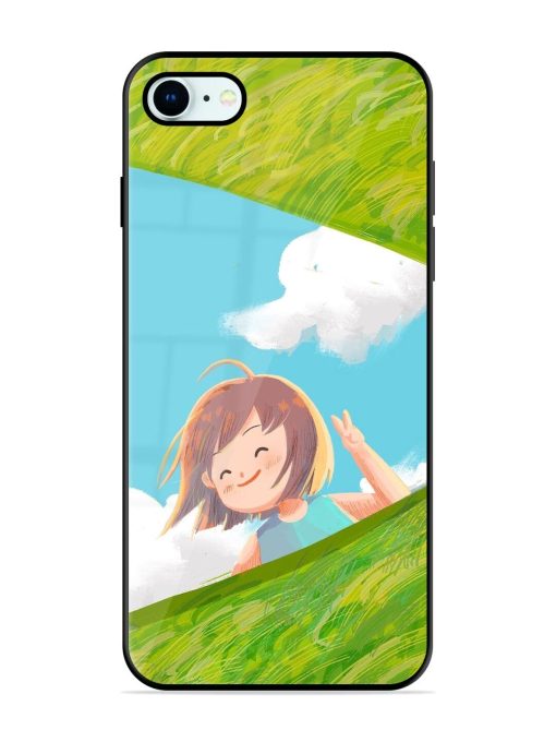 I'M On My Way Glossy Soft Edge Case for Apple Iphone 8 Chachhi