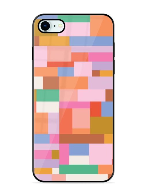 Colorful Chaos Glossy Soft Edge Case for Apple Iphone 8 Chachhi