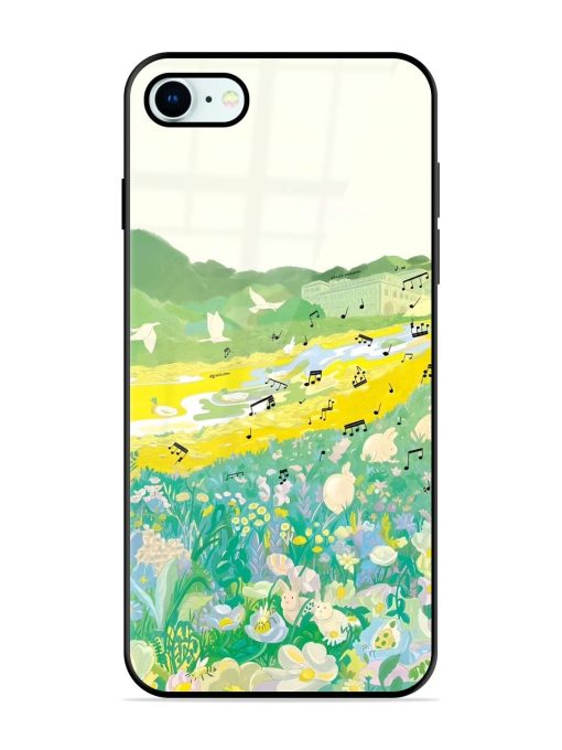 Melody In Bloom Glossy Soft Edge Case for Apple Iphone 8 Chachhi