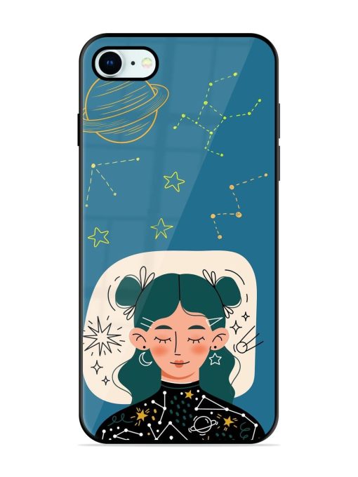 Cosmic Daydreamer Glossy Soft Edge Case for Apple Iphone 8 Chachhi