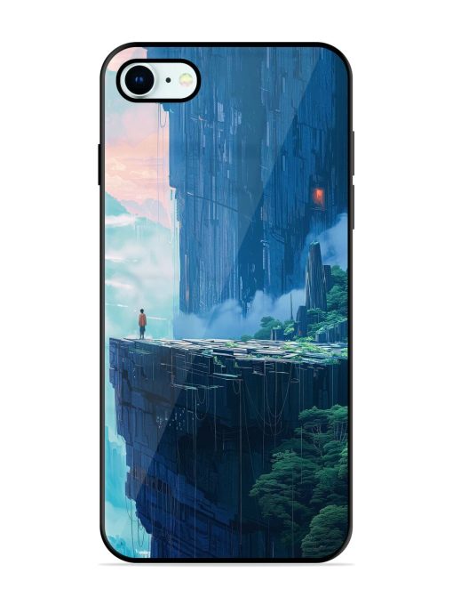 Solitude In The Sky Glossy Soft Edge Case for Apple Iphone 8 Chachhi