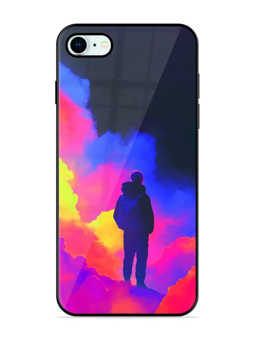 Cosmic Wanderer Glossy Soft Edge Case for Apple Iphone 8 Chachhi