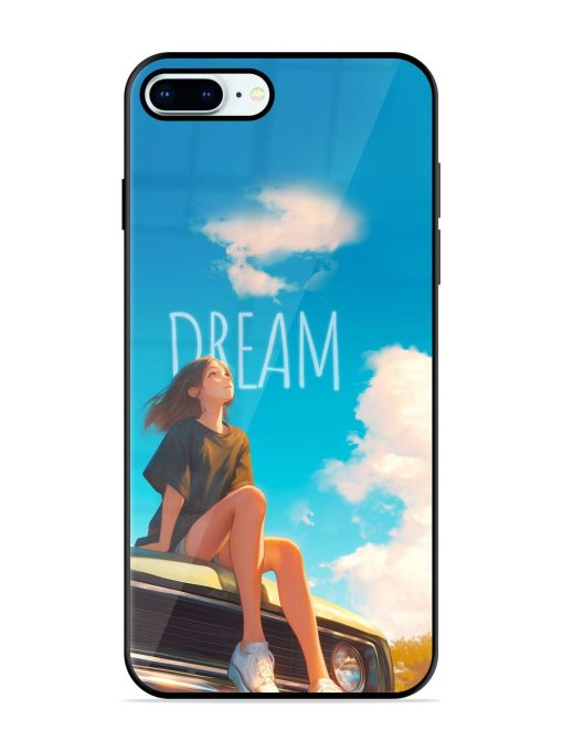 Girly Dream Art Glossy Soft Edge Case for Apple Iphone 8 Plus Chachhi