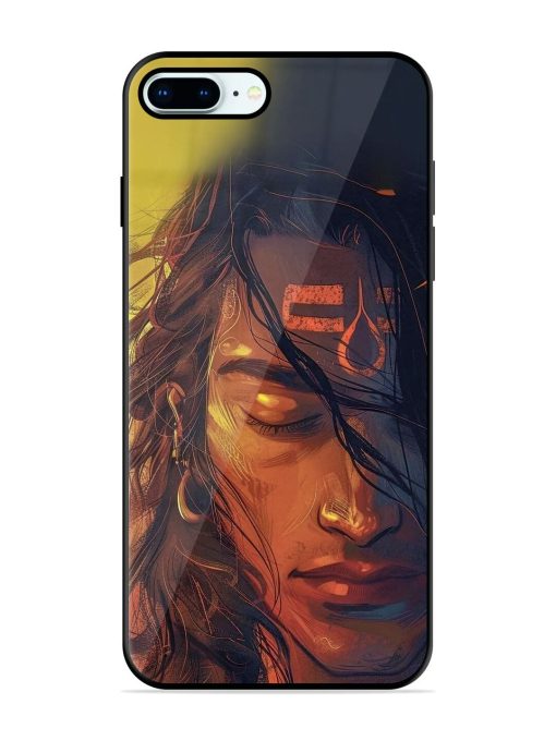 Tranquil Shiva Glossy Soft Edge Case for Apple Iphone 8 Plus Chachhi