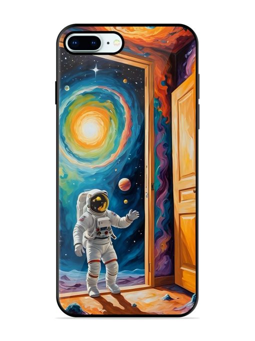 Artistic Space Glossy Soft Edge Case for Apple Iphone 8 Plus Chachhi