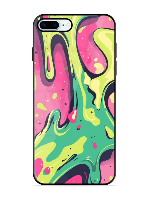 Gooey Grooves Glossy Soft Edge Case for Apple Iphone 8 Plus Chachhi