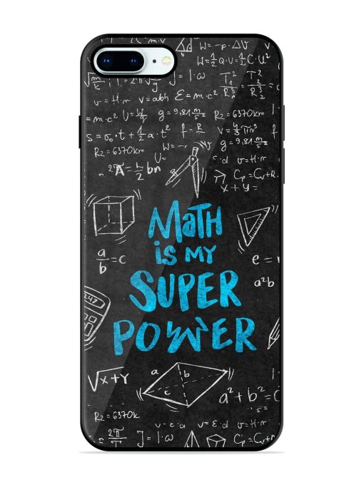 Math Magic Glossy Soft Edge Case for Apple Iphone 8 Plus Chachhi