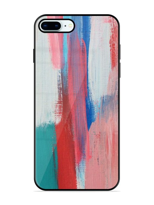 Colorful Chaos Glossy Soft Edge Case for Apple Iphone 8 Plus Chachhi