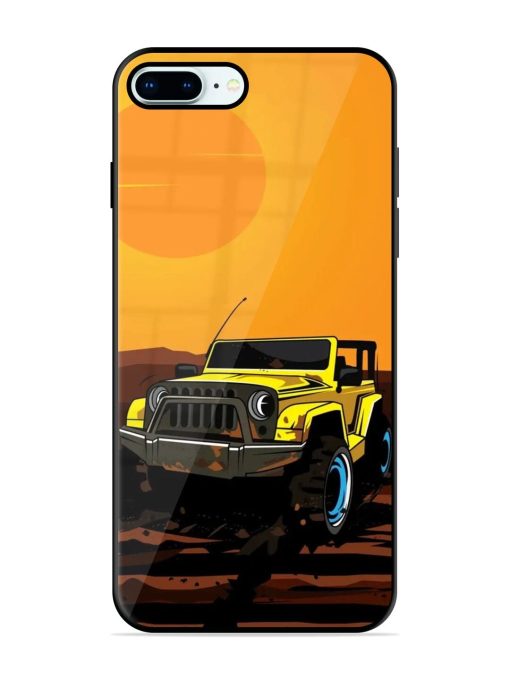 Sunset Cruise Glossy Soft Edge Case for Apple Iphone 8 Plus Chachhi