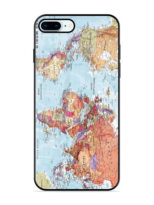 Our Blue Marble Glossy Soft Edge Case for Apple Iphone 8 Plus Chachhi