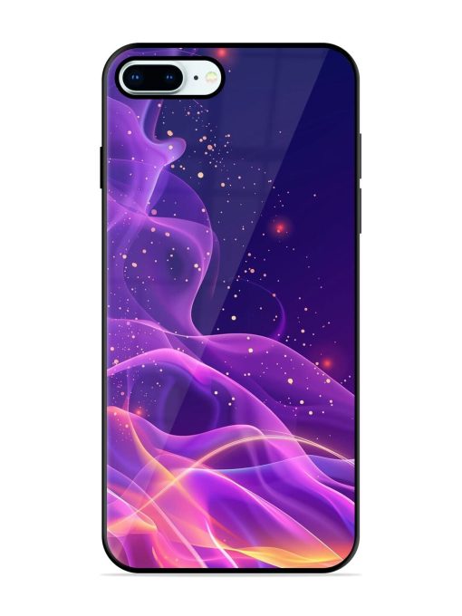 Cosmic Currents Glossy Soft Edge Case for Apple Iphone 8 Plus Chachhi