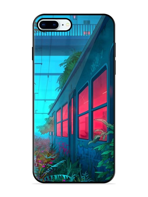 Urban Jungle Glossy Soft Edge Case for Apple Iphone 8 Plus Chachhi