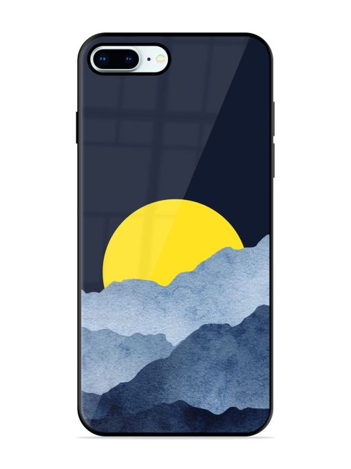 Golden Hour Horizon Glossy Soft Edge Case for Apple Iphone 8 Plus