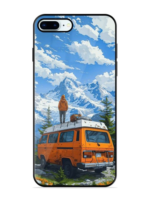 Mountaintop Solitude Glossy Soft Edge Case for Apple Iphone 8 Plus Chachhi