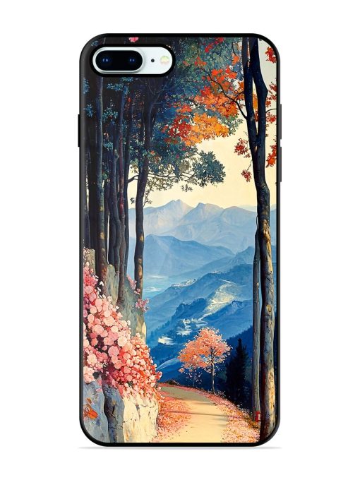 Mountainside Serenity Glossy Soft Edge Case for Apple Iphone 8 Plus Chachhi