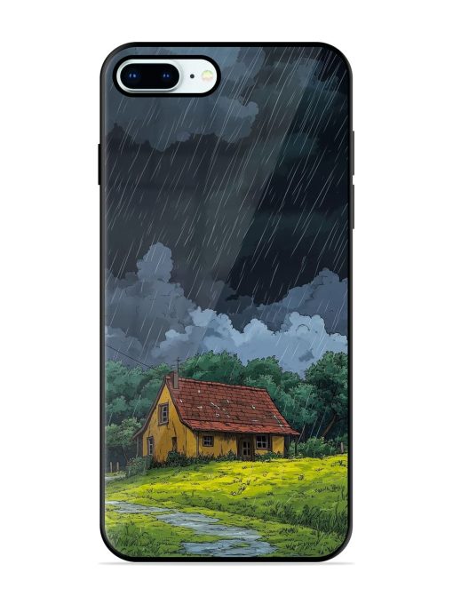 Rainy Day Retreat Glossy Soft Edge Case for Apple Iphone 8 Plus Chachhi