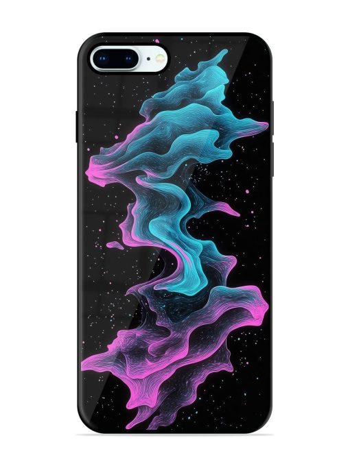 Cosmic Currents Glossy Soft Edge Case for Apple Iphone 8 Plus Chachhi