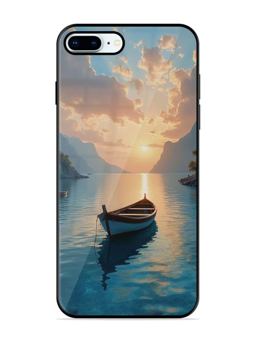 Serene Sunset Glossy Soft Edge Case for Apple Iphone 8 Plus Chachhi