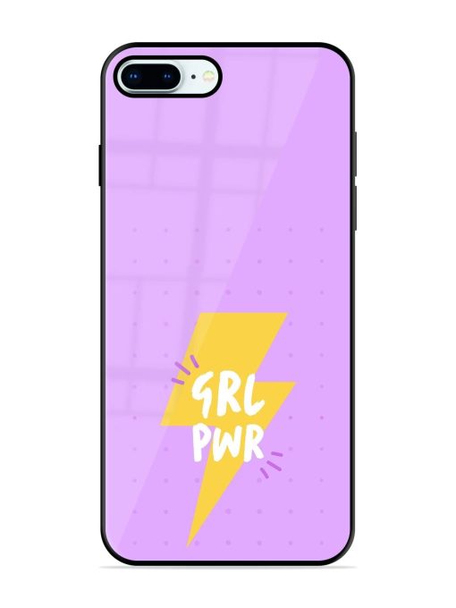 Girl Power Spark Glossy Soft Edge Case for Apple Iphone 8 Plus Chachhi