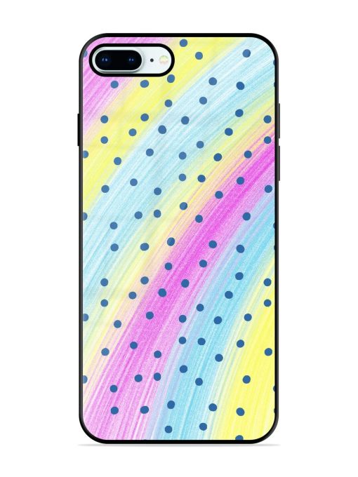 Polka Dot Paradise Glossy Soft Edge Case for Apple Iphone 8 Plus Chachhi