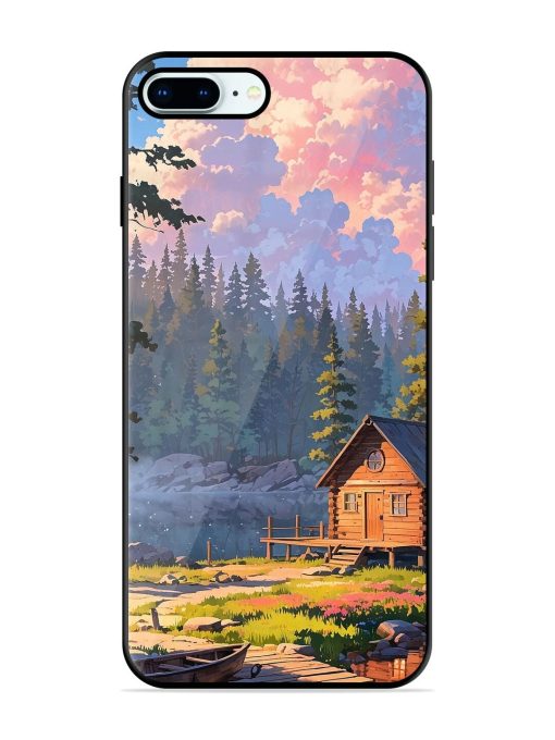 Lakeside Serenity Glossy Soft Edge Case for Apple Iphone 8 Plus