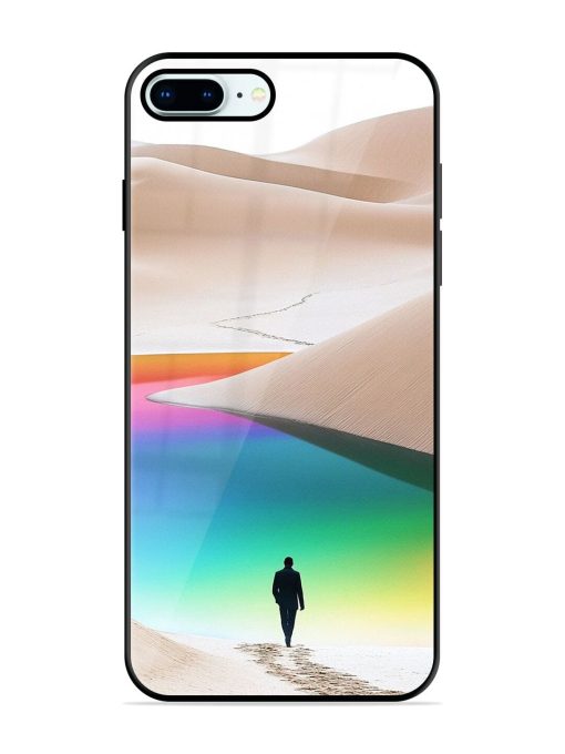 Desert Dreams Glossy Soft Edge Case for Apple Iphone 8 Plus Chachhi