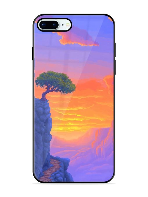 Cliffside Solitude Glossy Soft Edge Case for Apple Iphone 8 Plus Chachhi