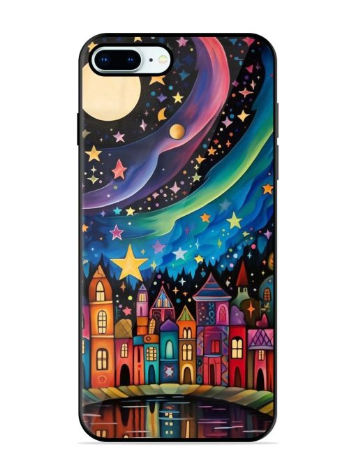 Starlit Village Glossy Soft Edge Case for Apple Iphone 8 Plus Chachhi