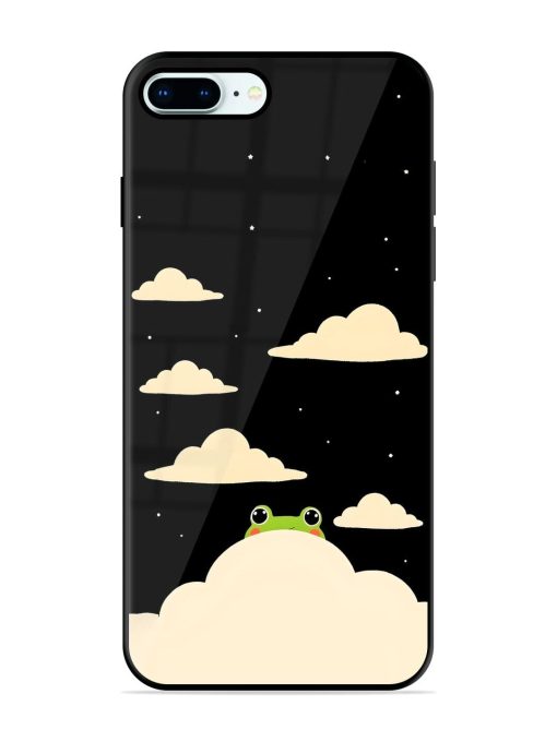 Froggy Night Sky Glossy Soft Edge Case for Apple Iphone 8 Plus Chachhi