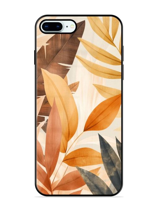 Earthy Elegance Glossy Soft Edge Case for Apple Iphone 8 Plus Chachhi