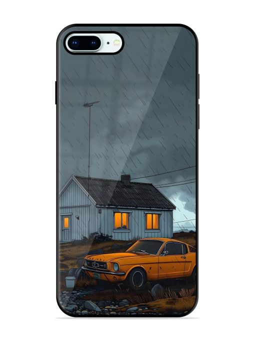 Rainy Day Retreat Glossy Soft Edge Case for Apple Iphone 8 Plus Chachhi