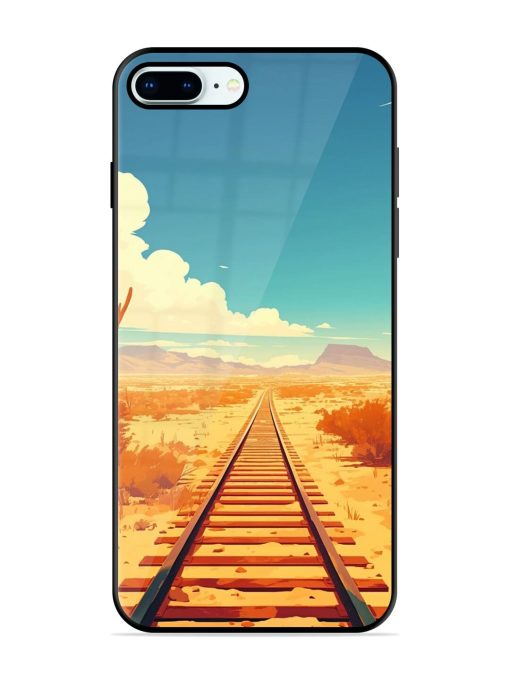 Endless Horizon Glossy Soft Edge Case for Apple Iphone 8 Plus Chachhi