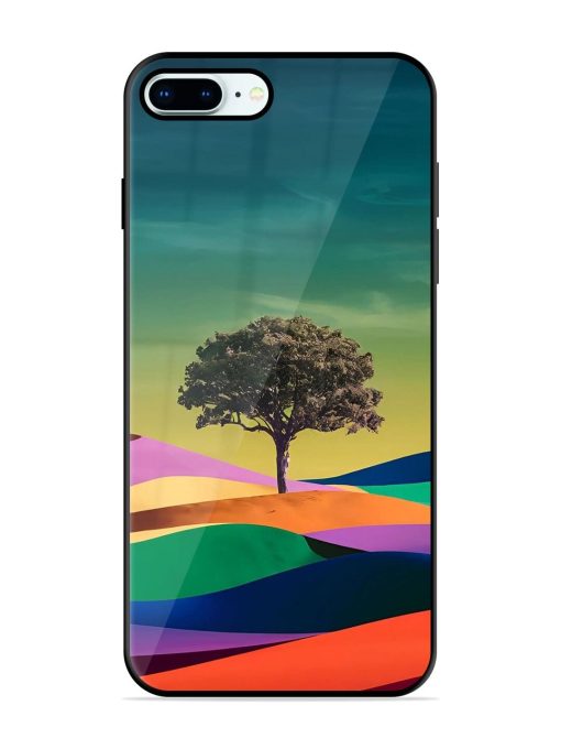 Rainbow'S Lone Sentinel Glossy Soft Edge Case for Apple Iphone 8 Plus Chachhi