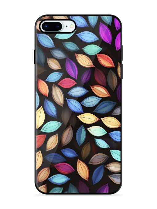 Colorful Kaleidoscope Glossy Soft Edge Case for Apple Iphone 8 Plus Chachhi