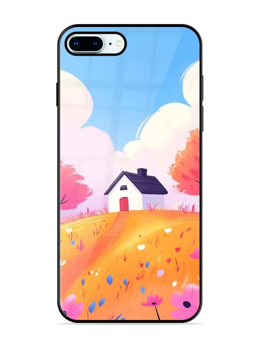 Hilltop Haven Glossy Soft Edge Case for Apple Iphone 8 Plus