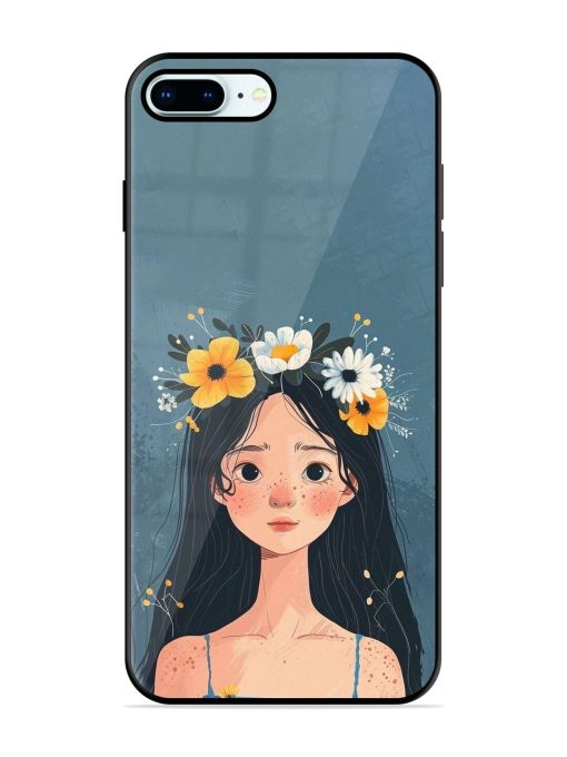 Gurl Art Glossy Soft Edge Case for Apple Iphone 8 Plus Chachhi