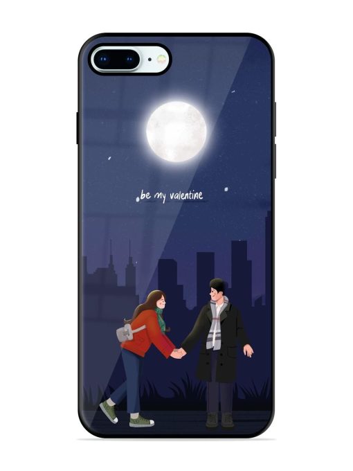 Moonlight Proposal Glossy Soft Edge Case for Apple Iphone 8 Plus Chachhi