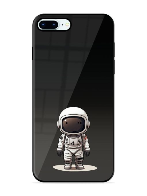 Neon Astronaut Glossy Soft Edge Case for Apple Iphone 8 Plus Chachhi