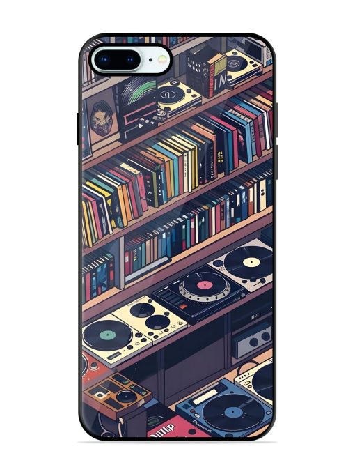 Music Lover'S Haven Glossy Soft Edge Case for Apple Iphone 8 Plus Chachhi